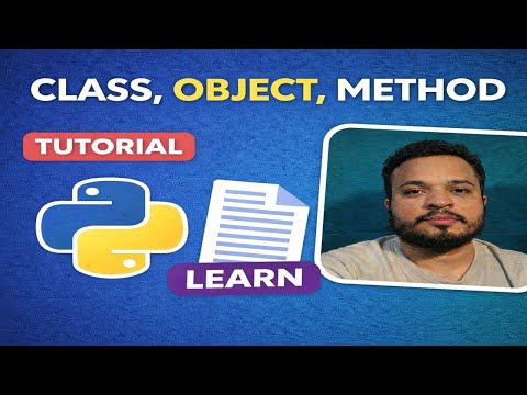 Python Class, Object & Method Explained | OOP in Python for Beginners (Hindi)