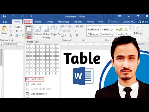 how to make table in Ms word | Ms word me table  kaise banyan