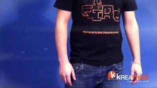 T-shirt KreaThink Tribe "FIRE" - (The 4 Classic Elements) - Man