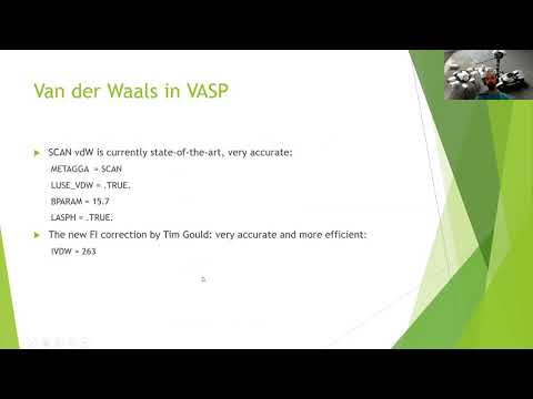 Advanced topics in VASP