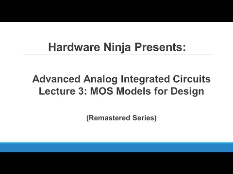 HWN - Advanced Analog IC Design: Lecture 3