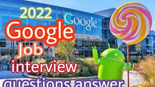 Google Engineer job interview Question answered 2022  #googleinterview #viral #viralvideo