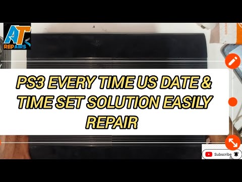 PS3 date time solution repair