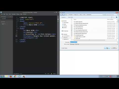 Basic HTML Tags and Emmet