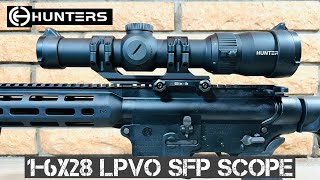 TechHunters Budget 1-6x28 LVPO SFP Rifle Scope