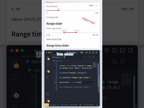 Streamlit Day 8: slider in your dm's