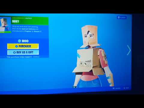 box Skins are back!!! #epicguy #teamshadow #fortnite