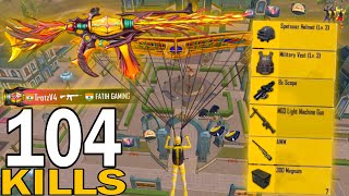 104 KILLS!😍 NEW BEST LOOT GAMEPLAY with MUMMY SET 🔥SAMSUNG,A7,A8,J4,J5,J6,J7,J2,J3,XS,A3,A4,A5