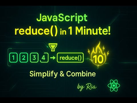 JavaScript reduce() Explained Simply