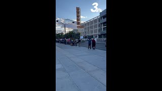 Anti-ICE protest in Downtown Las Vegas