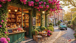 Cozy Morning Jazz Cafe Ambience | Peaceful Spring Jazz Music For Focus, Work And Relaxation