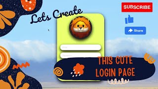 Create a Cute Lion Login Form using HTML, CSS, and JavaScript in Under 5 Minute #trending #tutorial