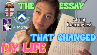 Reading my Ivy League Accepted Essay (Common App Personal Statement)