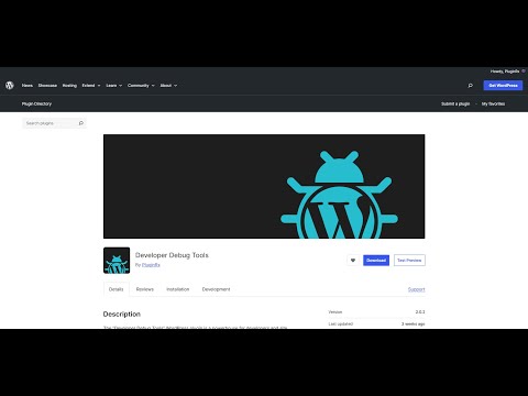 Developer Debug Tools 2.0 (WordPress Plugin) - OUTDATED