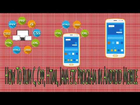 How To Run Html, Css, JavaScript, Cpp, C, etc Program in Android Mobile Offline Hindi/English