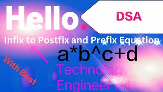 Postfix And Prefix In DSA In Hindi | Convert Infix Into Postfix And Prefix | DSA University Question