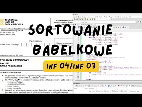 Sortowanie Bąbelkowe INF 04