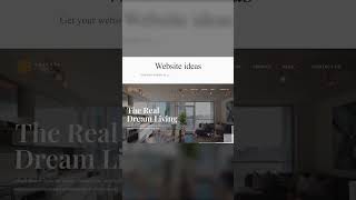 Website Idea for a Real Estate Business: How To Build a Website For Your Business #shorts