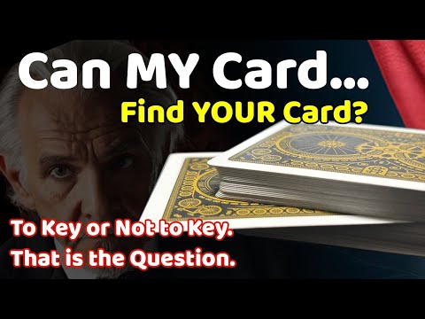 Can My Card Find Your Card? The Key-No Key Card Trick
