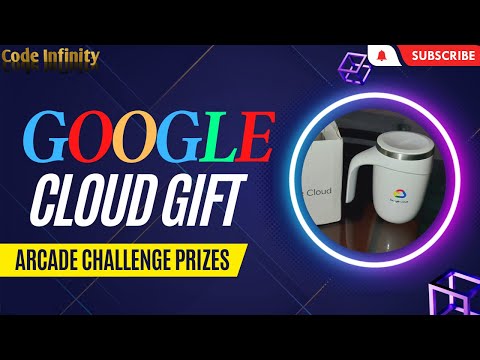Arcade Swags Unboxing || Google Cloud Mug || Arcade Prize Unboxing || Code Infinity #googlecloud