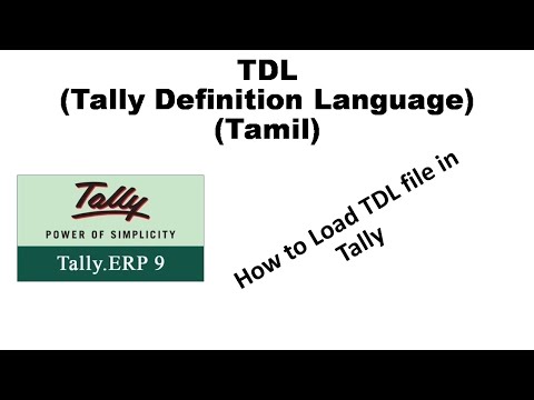 Tally TDL Introduction