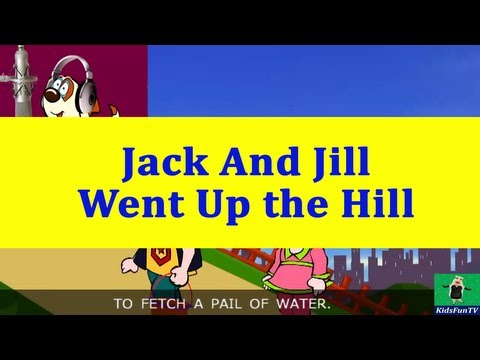 Nursery Rhymes By Kids | Jack and Jill From England | Animated Kids Songs With Lyrics By KidsFun TV
