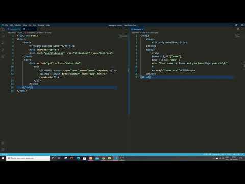 GET Method in PHP.