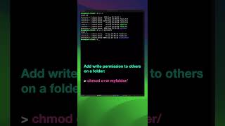 Linux folder permissions | Linux for beginners #shorts