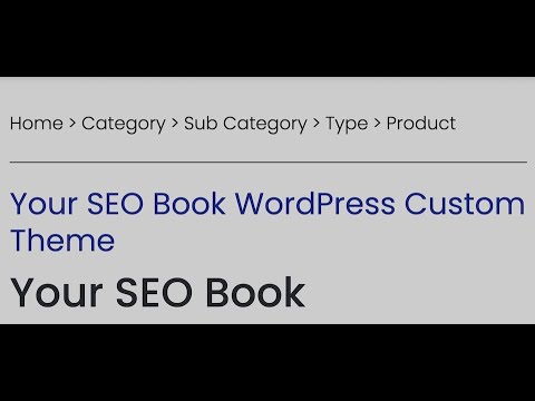 @seobookpro ❤️ #WordPress #Breadcrumbs How to Enable/Disable Breadcrumbs on Single Page ❤️ SEO Book