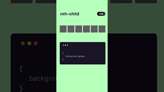 Learn n-th child concept in CSS #css #codeinvent