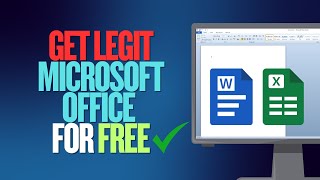 Get Legit Microsoft Office For 100% Free