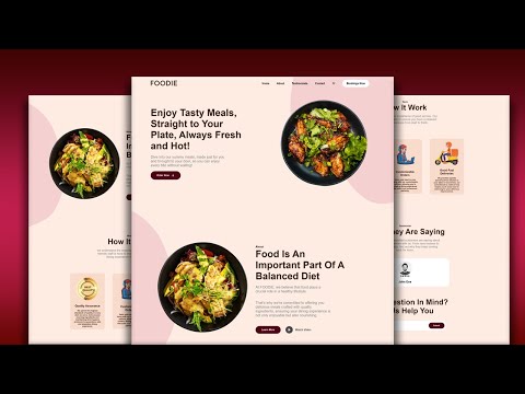 The best React complete project for beginner with source code - Restaurant Web Site