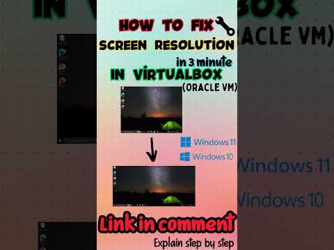How to fix Screen Resolution in Virtualbox (OracleVM) 2023