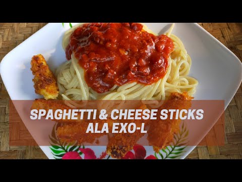 Spaghetti & Cheese sticks ala EXO-L | Cooking for 9th EXO Anniversary | COOK IT | RDM TV