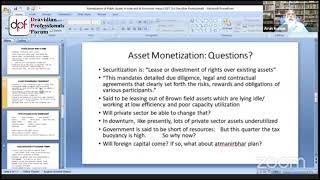 Panel Discussion on Asset Monetization and Its Economic Impact I Prof. Arun Kumar I Part - 2 | DPF