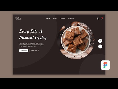 Bakery Landing Page Animation in Figma | Step-by-Step Tutorial for Beginners