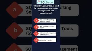 SQL Server database administration  #learnsql #sqlquiz #shorts