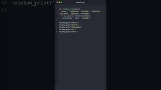 Python's  Rainbow  Print Debugging!