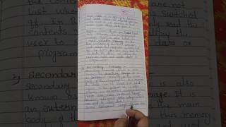 Secondre memory unit #trendingshorts #viralshort #csclasses #cseducation