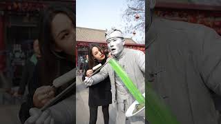 Episode 17 || A young man from silver #silverman #funny #robot #shorts