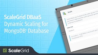 Scaling for MongoDB® Database - ScaleGrid DBaaS