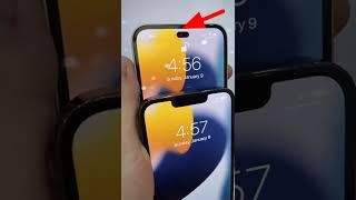 i phone 14 pro pill punch hole camera cutout vs iPhone 13 pro notch hands on