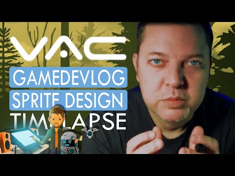VAC Time Lapse Gamedevlog Platforms Sprite Development