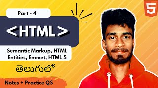 HTML Part-4 Tutorial in Telugu | HTML in telugu | Web Developments Basics in Telugu