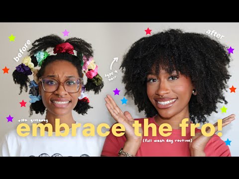 my *FULL* wash and go routine! (embrace your type 4 hair)