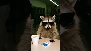 Coffee, Code, and Consequences  #funny #memes #racoons #fyp #laugh #cool #coffee