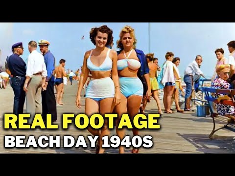 1950s USA - REVEALING Bikini Photos of Vintage America (Photo Restoration)