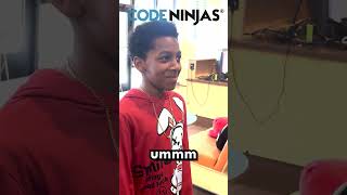 HOW Did This Ninja Not Understand The Riddle  #code #riddles #codeninjas #coding #stem #bug #tech