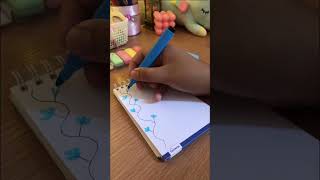 Estetik bloknot uchun idea🗒️🩵🌷✨ #aesthetic #idea #uzbekgirl #journaling
