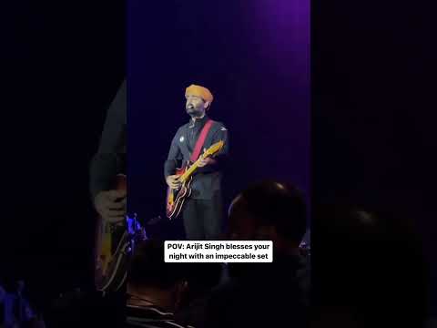 How does he mash that up with Kabira? Watch on to find out! What a night #arijitsingh